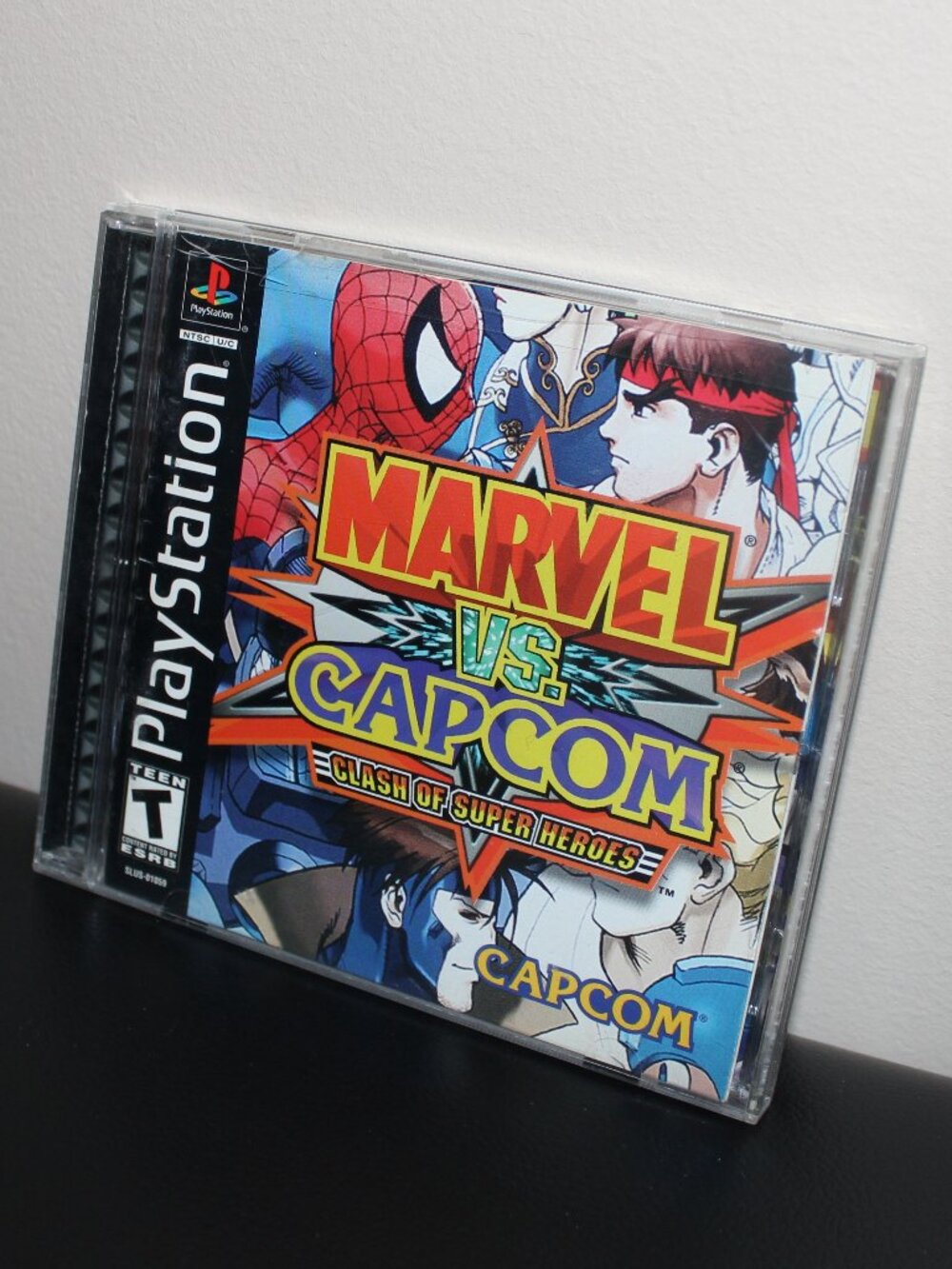 vintage❤️2000 Marvel vs. Capcom Clash Of Super Heroes Sony PlayStation PS1 Game